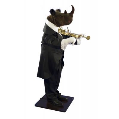 RHINO PLAYING VIOLIN