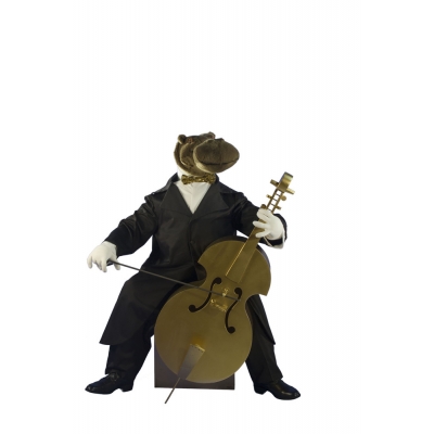 HIPPO PLAYING THE CELLO