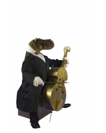 HIPPO PLAYING THE CELLO