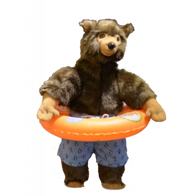 Brown Leonard with rubber ring