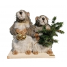 Two Christmas marmots