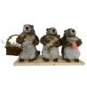 Three Easter marmots