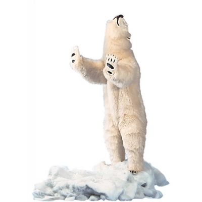 Standing Large polar bear 2m10