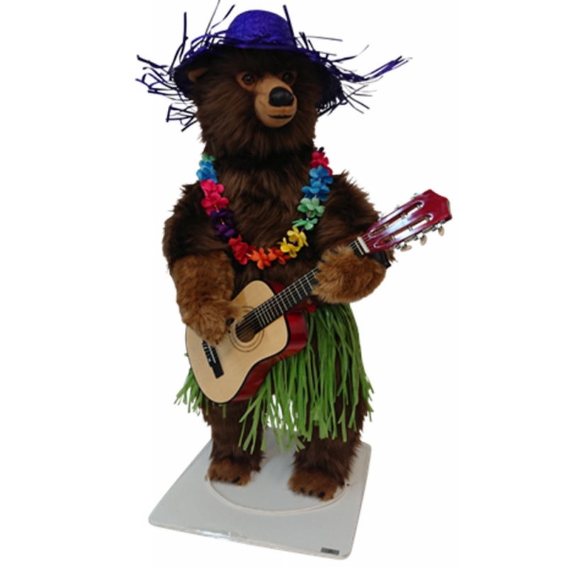 Brown Leo playing the guitare - Hawaï