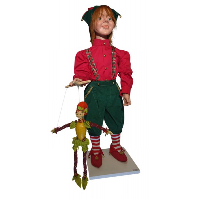 Elf with puppet
