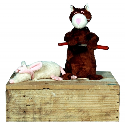 CHAT ET SOURIS A TABLE
