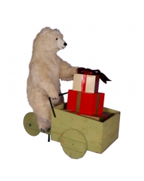 White Leon Bear Tricycle