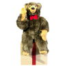 Brown Leonard Bear Cub sitting on gift