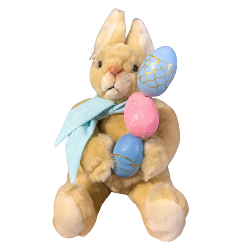 Easter Bunny with eggs for rental, window displays & events in France & Belgium