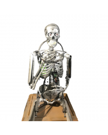 Animated skeleton Halloween for window displays and exhibitions
