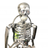Automate de squelette pour vitrine de magasin et événementiel Halloween