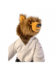 Animatronic martial art bear for storefronts and sporting events