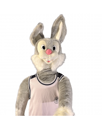 Animatronic basketball mascot rabbit for storefronts & sporting Events