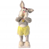 Animatronic bunny gold medal for sporting event decors and window displays