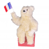 Automate ours et drapeau français pour vitrines et événementiel