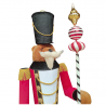 animatronic nutcracker christmas entrance decor,animated nutcracker soldier for events,nutcracker window displays