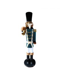 rental animatronic nutcracker,animated christmas bear soldier for rent,nutcracker window display decor,luxury nutracker