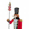 animated nutcracker bear,rental christmas animatronic,location animatronic christmas,christmas soldier animatronic