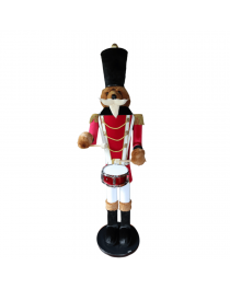 christmas animatronic nutcracker drummer,luxury animatronic for christmas theme display,christmas bear animatronic