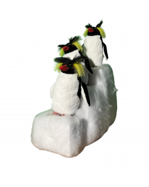 animatronic rockhopper penguin for storefronts and events,animated penguins christmas polar decor