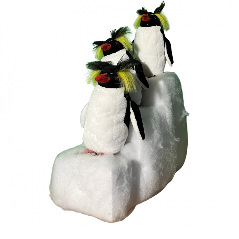 animatronic rockhopper penguin for storefronts and events,animated penguins christmas polar decor