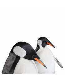 penguins animatronic figures,seasonal theme animatronics winter,luxury decor for north pole themed events