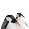 penguins animatronic figures,seasonal theme animatronics winter,luxury decor for north pole themed events