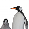 Pingouin et ses deux bébés