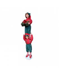 LUTINS DU PERE NOEL ACROBATES