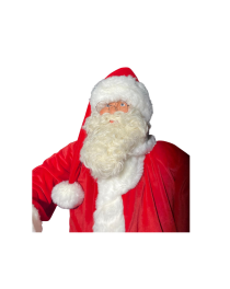 santa animatronic,realistic santa character,santa claus window displays