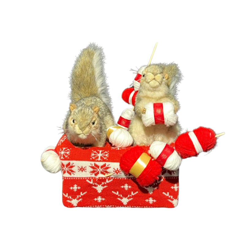 Squirrels Christmas ugly sweater