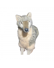 LOUP DEBOUT GRIS