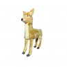 Standing natural fawn