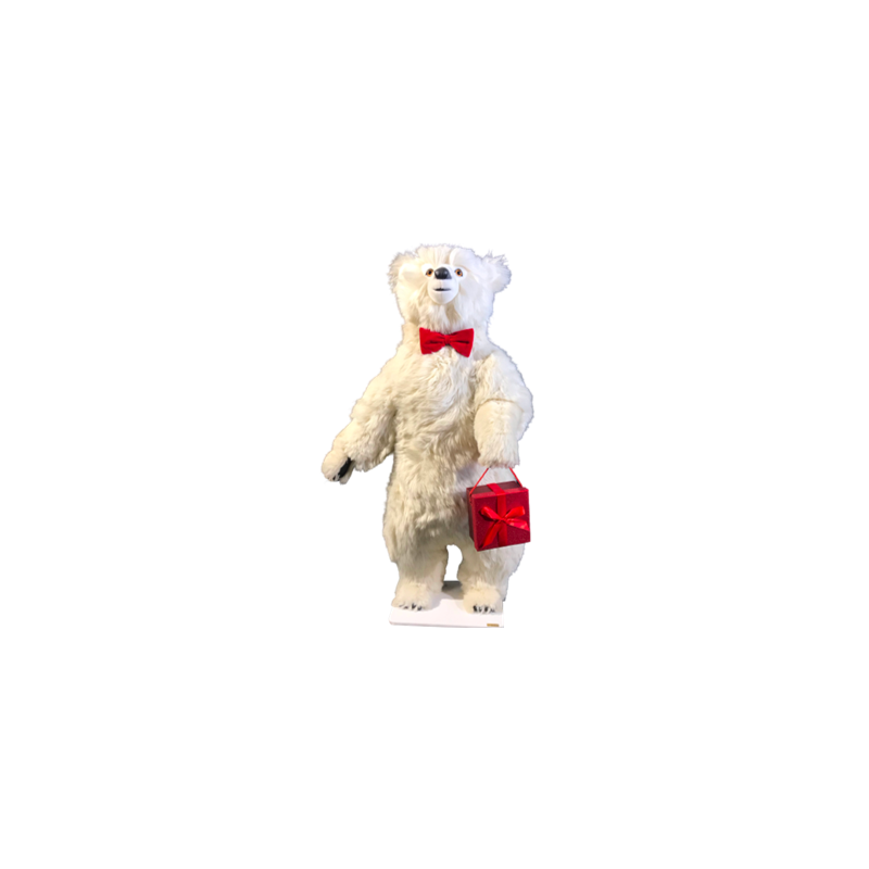 STANDING WHITE LEON CHRISTMAS