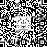 Lien QR Code Marmotte tricot chaussette Noël