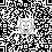 Lien QR Code Ours karaté Léo brun