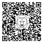 Lien QR Code PERE NOËL ALLONGE SUR PAQUET D OCCASION