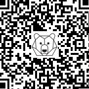 Lien QR Code Pere Noel rouge assis