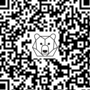 Lien QR Code Pere Noel blanc