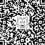 Lien QR Code LOUP BLANC DEBOUT