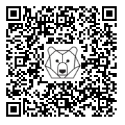 Lien QR Code Ourson rêve blanc