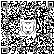 Lien QR Code CHIEN DOGUE NOIR DEBOUT