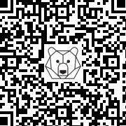 Lien QR Code BICHE BLANCHE DEBOUT