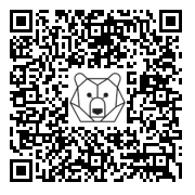 Lien QR Code LEON BLANC SKIEUR TOMBE