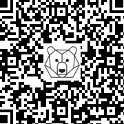 Lien QR Code LOUVE BLANCHE ALLONGEE