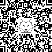 Lien QR Code BICHE BLANCHE DEBOUT