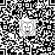 Lien QR Code TÊTE DE RENNE BLANCHE