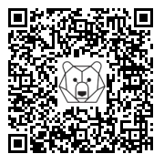 Lien QR Code LAPIN JEAN GRIS TROMPETTE