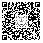 Lien QR Code LEON BLANC PAQUET ILLUMINEE SUR LA TETE