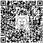 Lien QR Code GUEPARD BEBE  SUR LE DOS